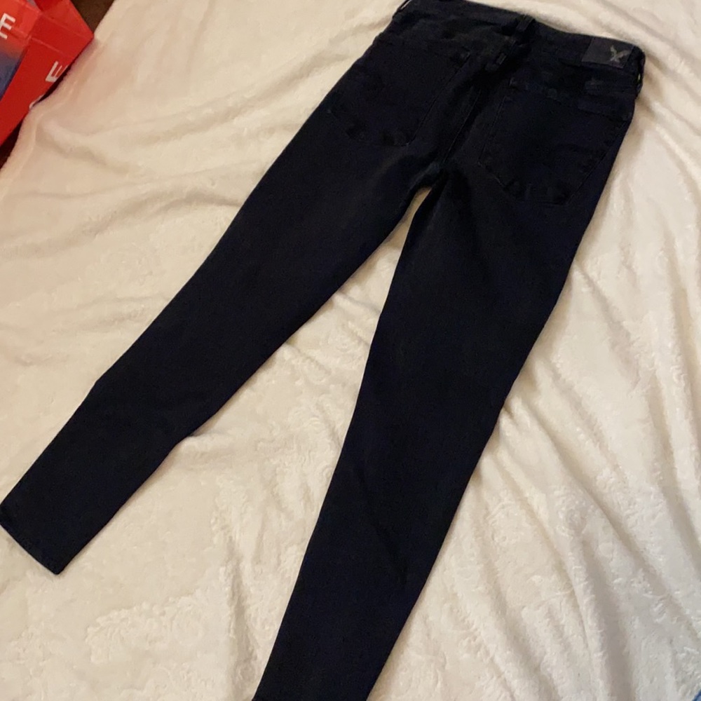 American Eagle black hi-rise jegging - Picture 6 of 7